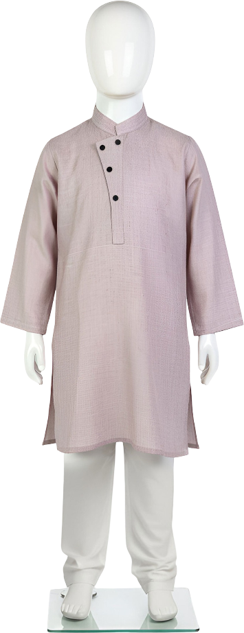 Light peach wash and wear kurta for baby boys Lujo Club Pakistan"