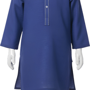 Deep blue khaddar kurta for boys Lujo Club Pakistan traditional dress"