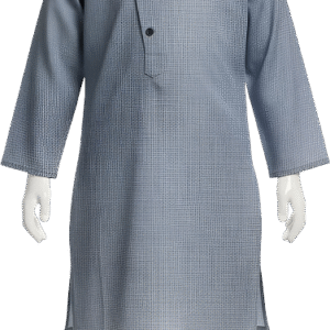 Dark grey wash and wear kurta for baby boys Lujo Club Pakistan"