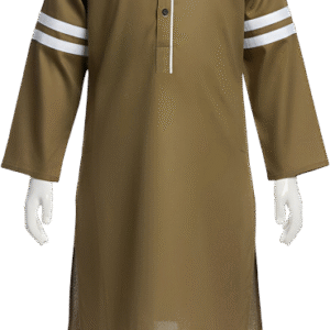 "Brown cotton kurta for boys Lujo Club Pakistan traditional dress"