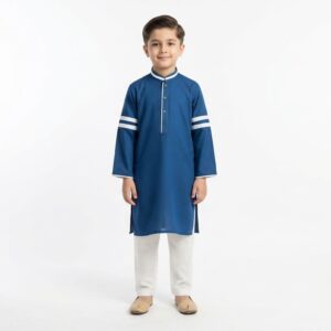 Teal Blue Kurta
