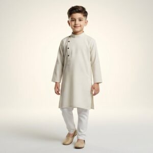 Cream Kurta